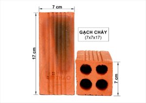 Gạch Cháy 70x70x170mm (Tròn|Vuông)