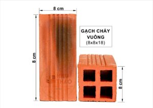 Gạch Cháy 80x80x180mm (Tròn|Vuông)